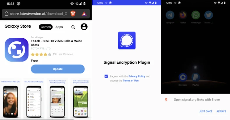 EDR NEWS te informa: Beware of Android Spyware Disguised as Signal Encryption Plugin and ToTok Pro