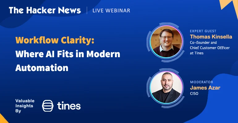 EDR NEWS te informa: Learn How Leading Security Teams Blend AI + Human Workflows (Free Webinar)