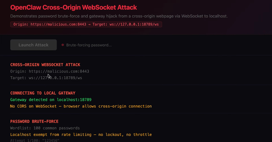EDR NEWS te informa: ClawJacked Flaw Lets Malicious Sites Hijack Local OpenClaw AI Agents via WebSocket