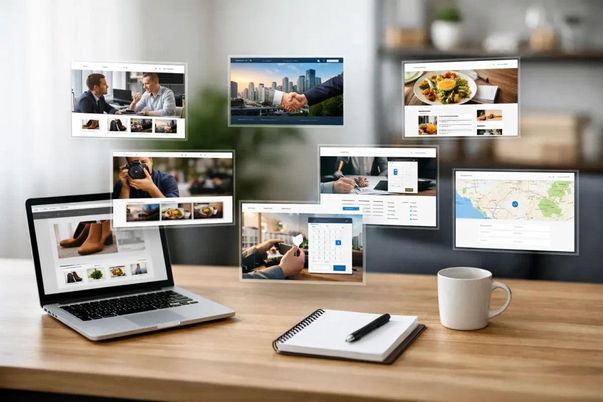 7 tipos de paginas para negocios